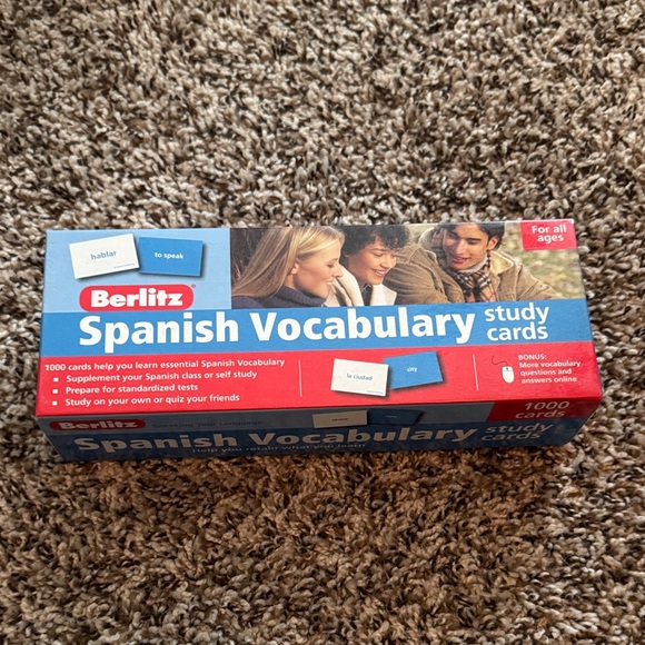 Other - Berlitz Spanish Vocabulary Study Cards